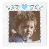 4つの画像を追加する私たちはおばあちゃんの青を愛する フォトキューブ (正面)