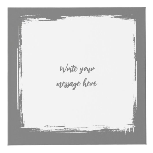 4つの画像を追加カスタマイズ(灰色の白い写真) フォトキューブ (正面)