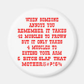 4つの筋肉を使って軽くたたくのだけだと思い出す マグネット (正面)