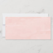 4つの結婚写真スケッチフォントありがとう サンキューカード (裏面)