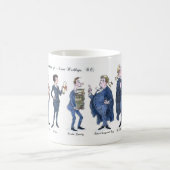 4つの芝生の建物のマグ コーヒーマグカップ (中央)