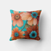 4つの花 クッション (裏面)