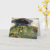 4つの芸術のメッセージカードの社会 カード (黄色い花)