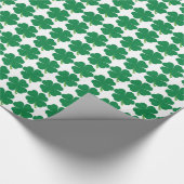 4つの葉のクローバーの包装紙 ラッピングペーパー (角)