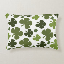 4つの葉のクローバーパターン アクセントクッション