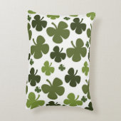 4つの葉のクローバーパターン アクセントクッション (裏面(縦))