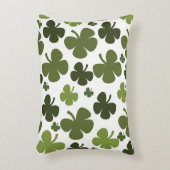 4つの葉のクローバーパターン アクセントクッション (正面(垂直))