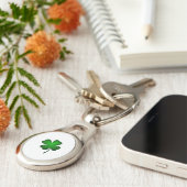 4つの葉のクローバー キーホルダー (側面)