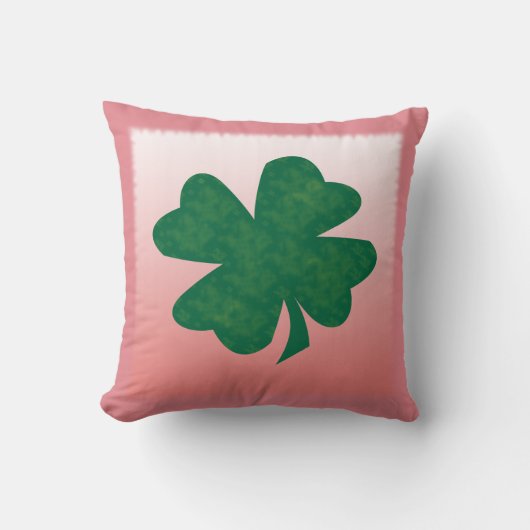 4つの葉のクローバー クッション (正面)