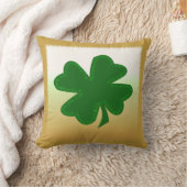 4つの葉のクローバー クッション (ブランケット)