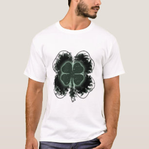 4つの葉のクローバー。 スモーク Tシャツ