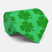 4つの葉のクローバー ネクタイ (ロール)
