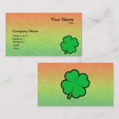 4つの葉のクローバー 名刺 (正面/裏面)