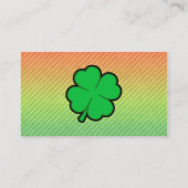 4つの葉のクローバー 名刺 (裏面)