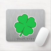 4つの葉のクローバー; 金属一見 マウスパッド (マウス)