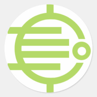 4つの葉丸印 ラウンドシール