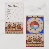 4つの要素を持つミツバチのダンス 名刺 (正面/裏面)