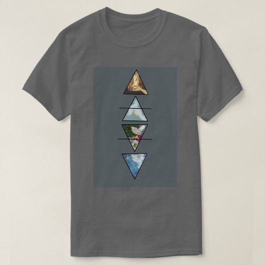 4つの要素1 Tシャツ (デザイン正面)