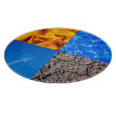 4つの要素 カッティングボード (角)