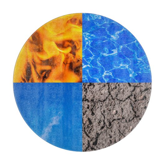 4つの要素 カッティングボード (正面)