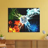 4つの要素 キャンバスプリント (インサイチュ (リビング))