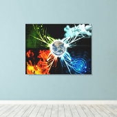 4つの要素 キャンバスプリント (インサイチュ (ウッドフロア))