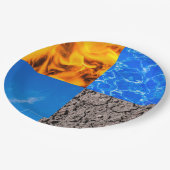 4つの要素 ペーパープレート (アングル)