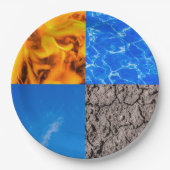 4つの要素 ペーパープレート (正面)