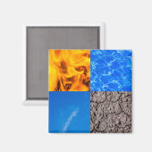 4つの要素 マグネット (正面/裏面)