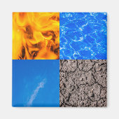 4つの要素 マグネット (正面)