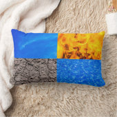 4つの要素 ランバークッション (ブランケット)