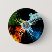 4つの要素 缶バッジ (正面)