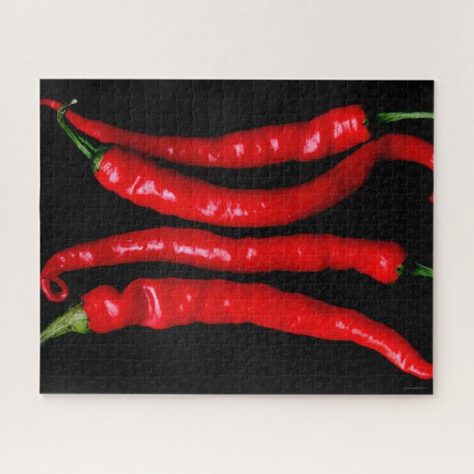 4つの赤いチリ16x20 520pc jpcna ジグソーパズル (横)