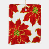 4つの赤い金ゴールド水色ポイントカード セラミックオーナメント (右)