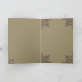 4つの足の恋人グリーティングカード カード (内部)