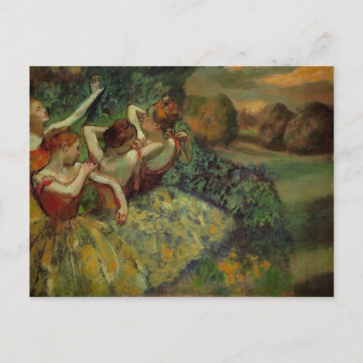 4つの踊り子はがき ポストカード (正面)