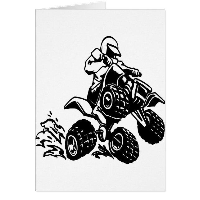 4つの車輪のクォードの競争 (正面)