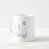 4つの部分熱狂するのバーバーショップレベル コーヒーマグカップ (正面左)