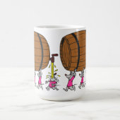 4つの酔ったネズミ コーヒーマグカップ (中央)