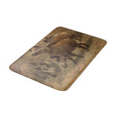 4つの野生のイノシシの草(Rosa Bonheur) バスマット (アングル)