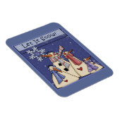 4つの雪だるま マグネット (右側)