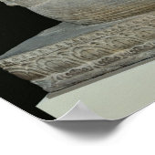 4つの顔を持つブラーマの彫刻 ポスター (角)