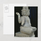 4つの顔を持つブラーマの彫刻 ポストカード (正面/裏面)