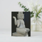 4つの顔を持つブラーマの彫刻 ポストカード (スタンド正面)