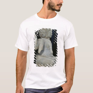 4つの顔を搭載するBrahmaの彫刻 Tシャツ