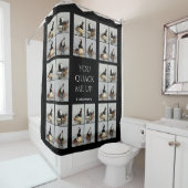 4つの顔ズオブパードメルガナーズ装飾用クッション シャワーカーテン (インサイチュ)