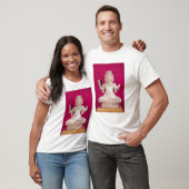 4つの顔2を搭載するBrahmaの彫刻 Tシャツ (ユニセックス)
