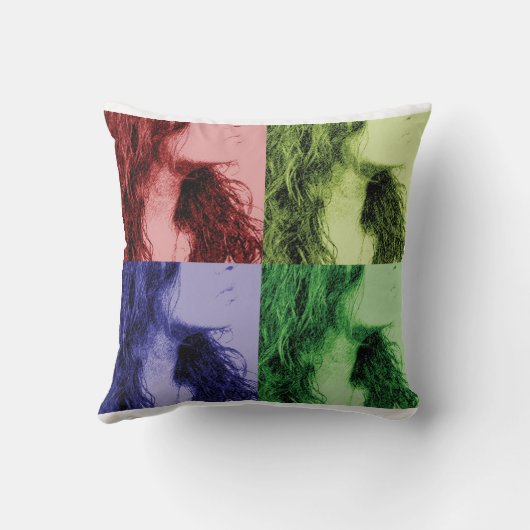 4つの顔 クッション (裏面)