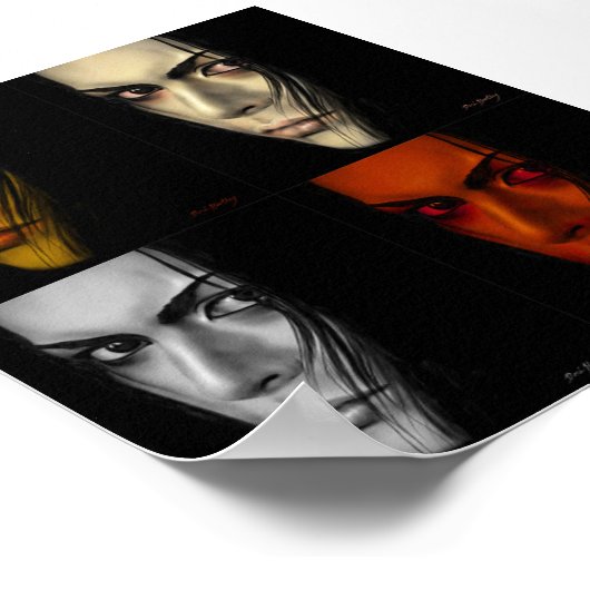 4つの顔 ポスター (角)