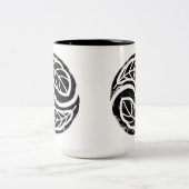 4つの風1つの息"陰陽羽" ツートーンマグカップ (中央)